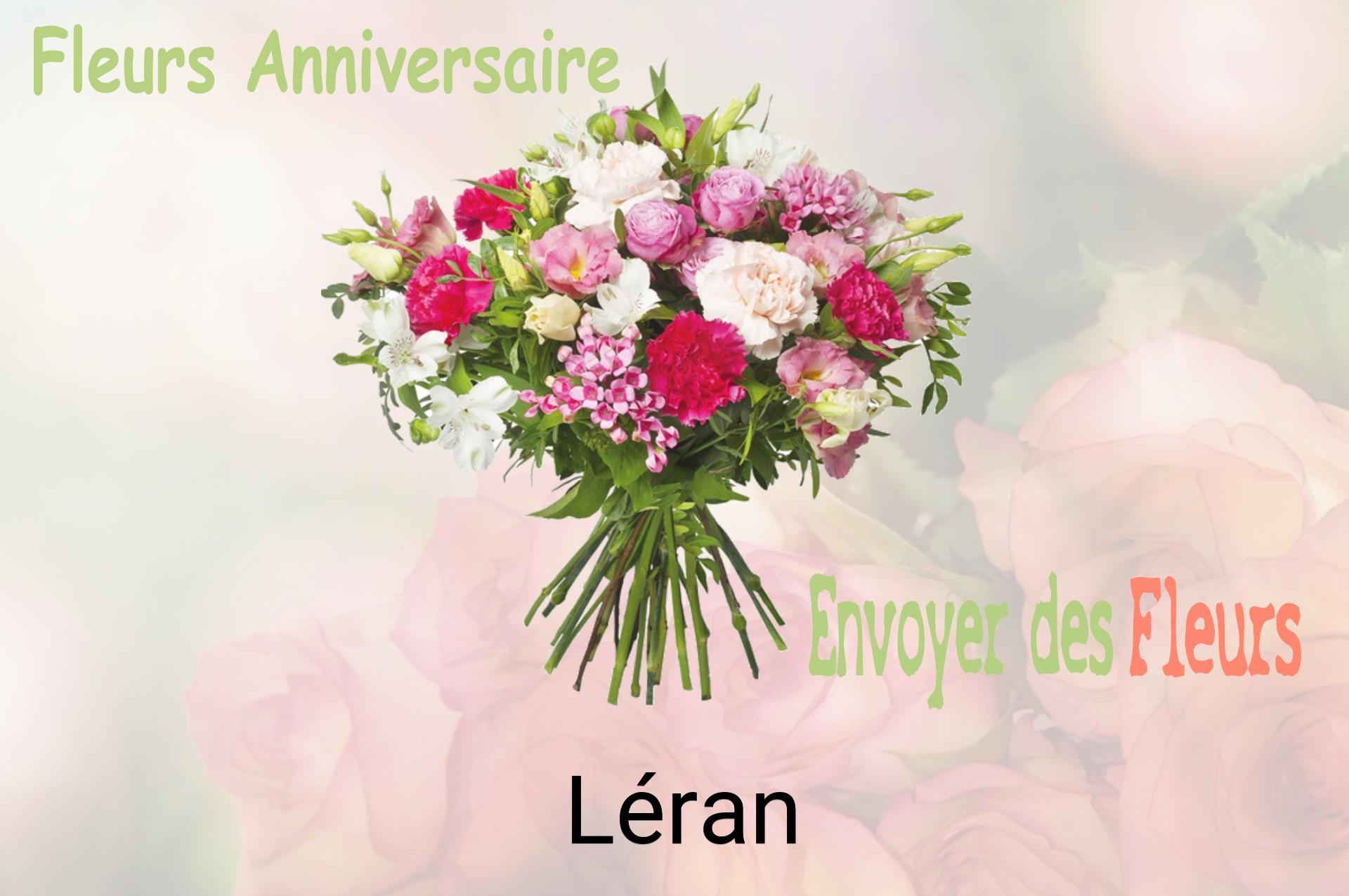 Bouquet de fleurs d’anniversaire livré à Léran